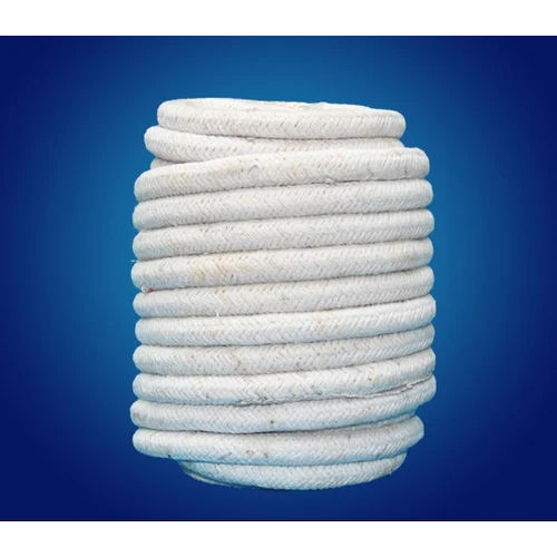 Ceramic Fiber Round Rope - Color: White