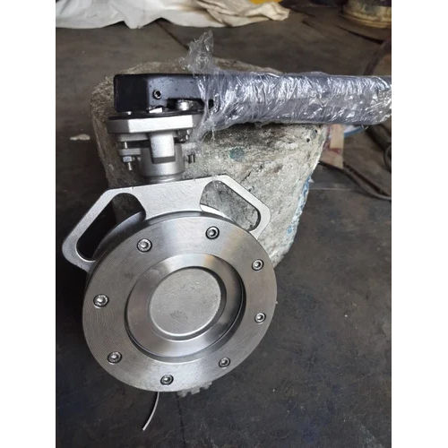 Eccentric Butterfly Valve - Color: Silver