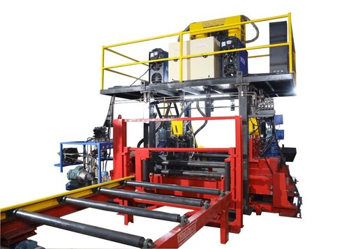 H Beam Tack Line Machine - Dimension (L*W*H): 5000X2000X2500 Mm