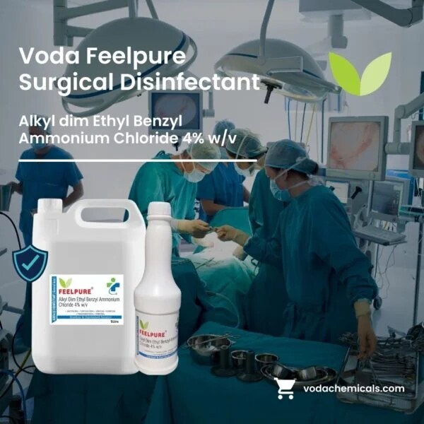 General Area-Alkyl Di Ethyl Benzyl Ammonium Chloride 4% Surface Disinfectant 1 Liter