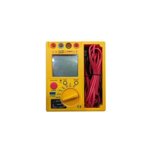 Battery Operated Analogue Insulation Tester - Power Consumption: 500V Volt (V)