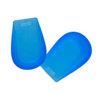 Silicone Heel Cushion - Free Size, Sky Blue, 100g | Foldable, 1-year Warranty, For Hospital & Clinic, Supports Foot Comfort