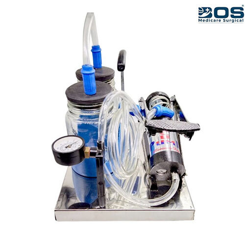 Foot operated suction Machine