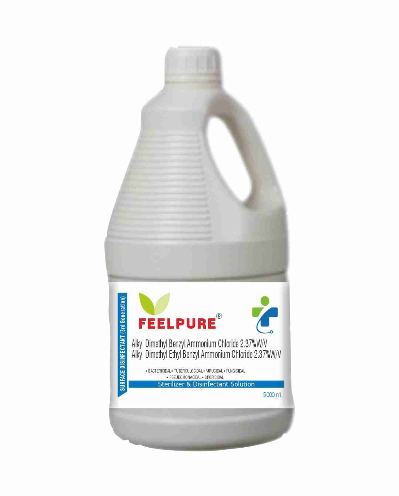 V-125 Alkyl Dimethyl Benzyl AmmoniumChloride2.37% Alkyl Diethyl Benzyl Ammonium Chloride 2.37% 3rd Generation 1 Liter Surface Disinfectant