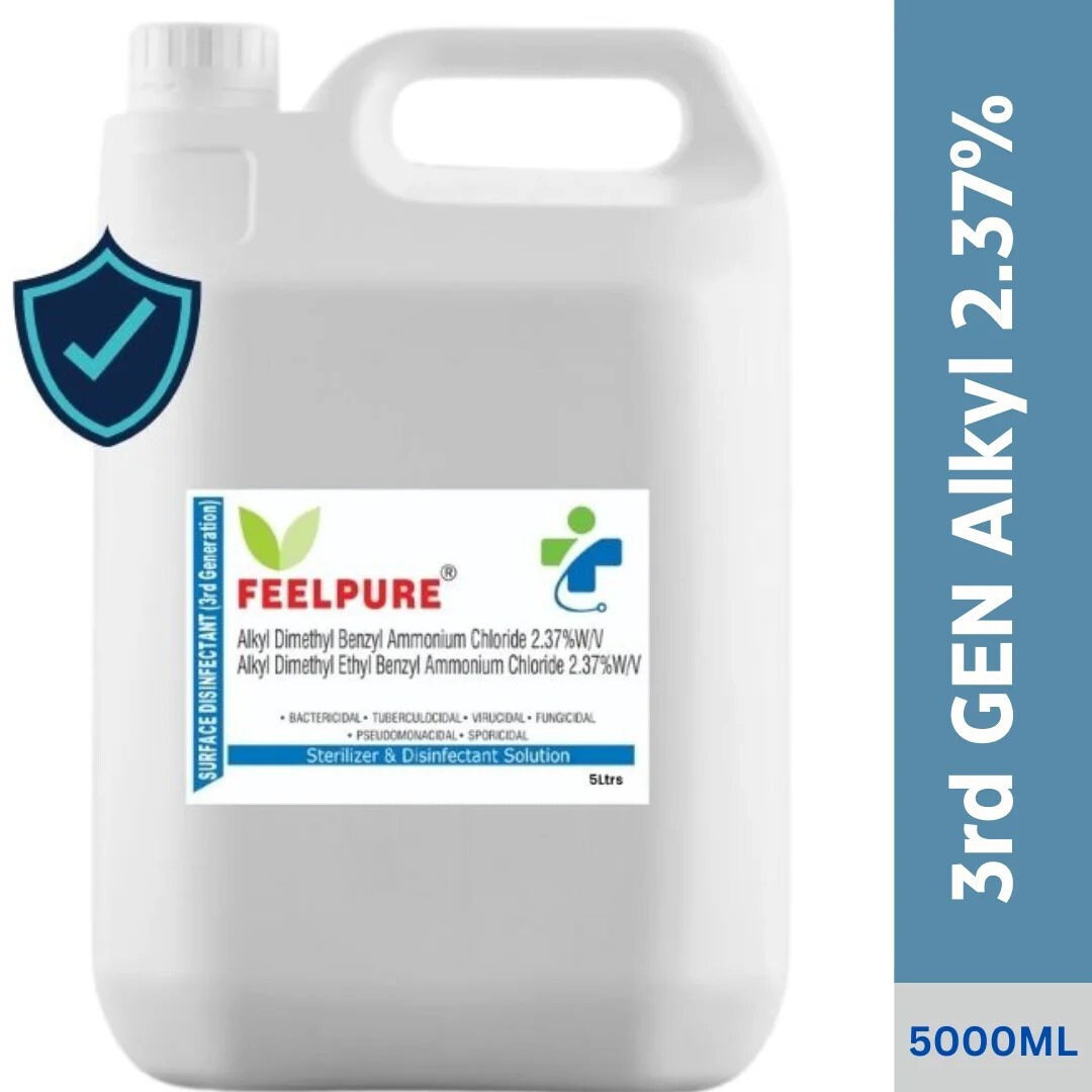 V-125 Alkyl Dimethyl Benzyl AmmoniumChloride2.37% Alkyl Diethyl Benzyl Ammonium Chloride 2.37% 3rd Generation 1 Liter Surface Disinfectant