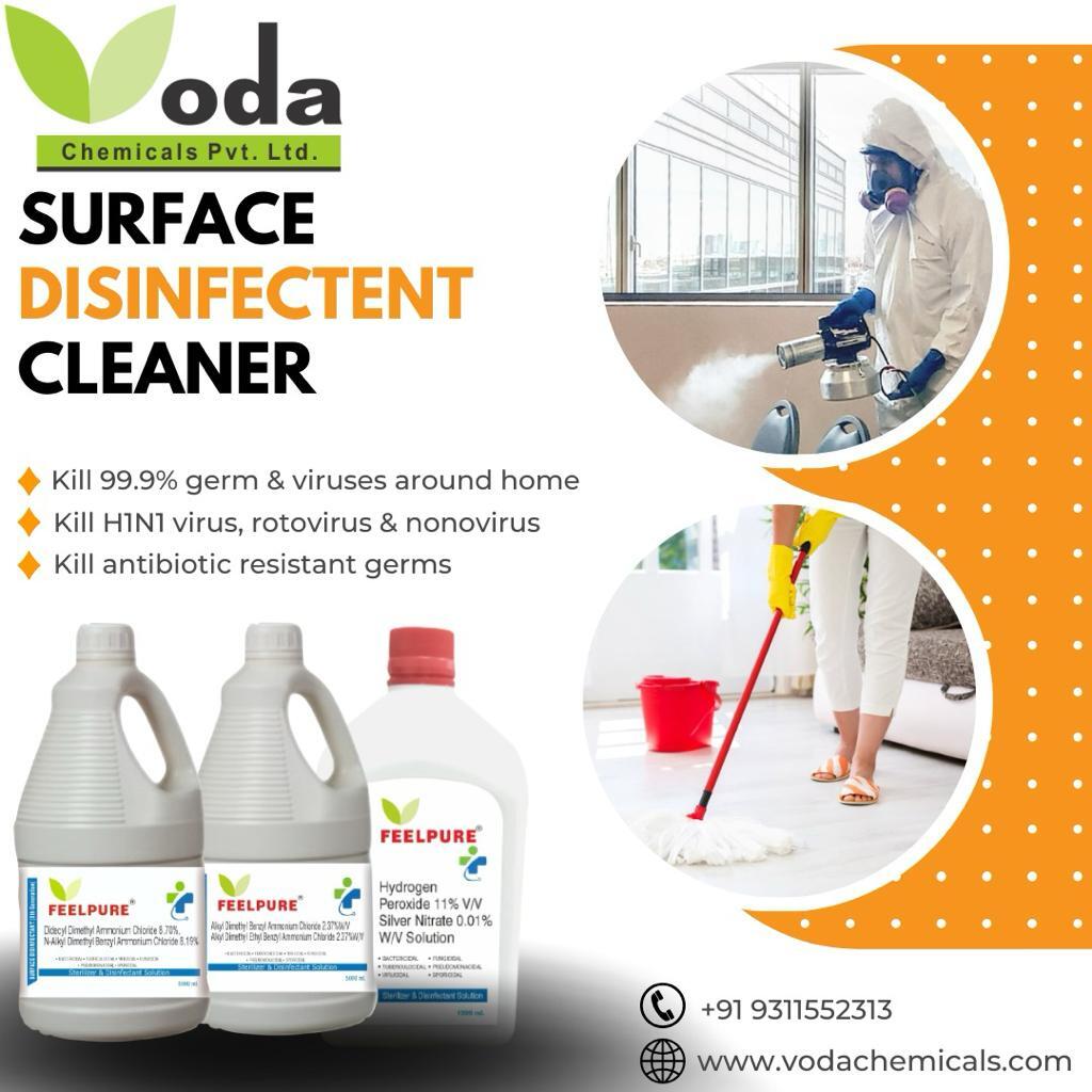 V-125 Alkyl Dimethyl Benzyl AmmoniumChloride2.37% Alkyl Diethyl Benzyl Ammonium Chloride 2.37% 3rd Generation 1 Liter Surface Disinfectant