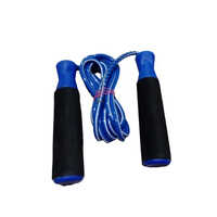 Pvc Skipping Rope - High-quality Pvc, Adjustable Length, Dustproof, Waterproof | Available In Black And Blue, Ideal For Commercial Use