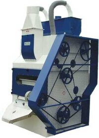 Ricetec Paddy Cleaner - 2-4tph Production Capacity | Dual Feature Pre-cleaner & De-stoner, Single Motor Operation For Efficient Impurity Removal