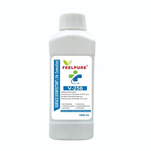 V-256 Didecyl Diethyl Ammonium Chloride - 8.70% Alkyl dimethyl Benzyl Ammonium Chloride - 8.70% 1 Liter 5th Generation Surface Disinfectant