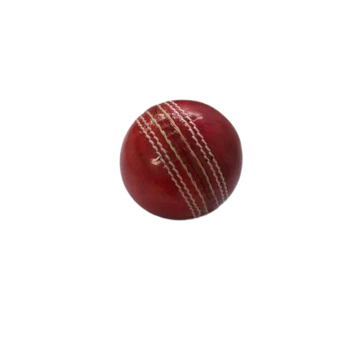 Red Leather Cricket Ball