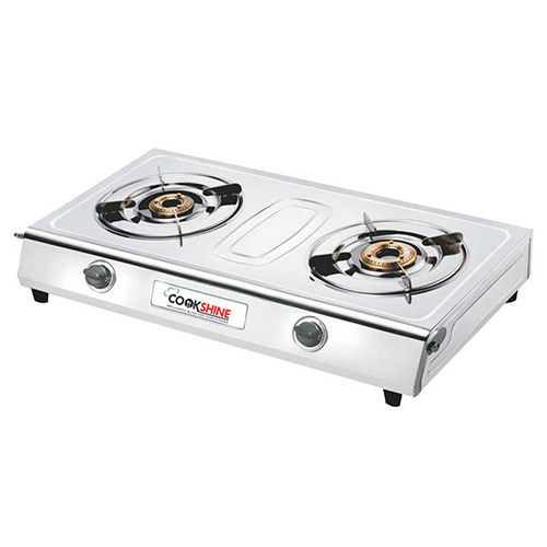 2 Burner Vs2 Lpg Stainless Steel Gas Stove - Ignition Type: Manual