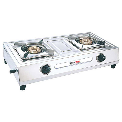 DOULBE BURNER STAINLESS STEEL STOVE