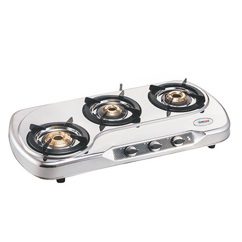 Cs-3215 Duster 3 Burner Gas Stove - Gas Type: Lpg