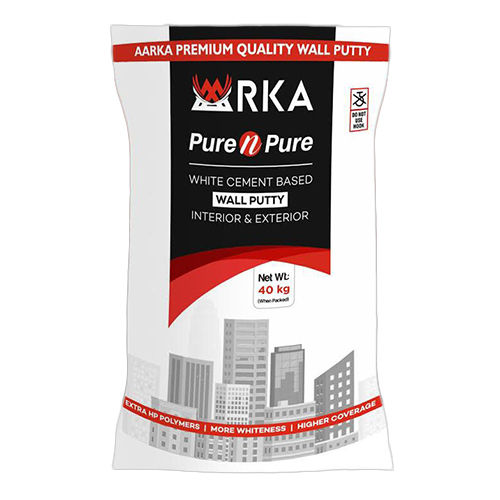 40 KG White Cement Based Wall Putty