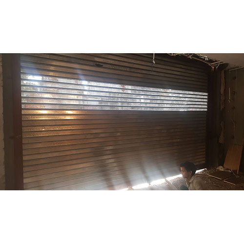 Perforated Rolling Shutters - Color: Silver