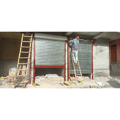 Push And Pull Rolling Shutter - Color: Silver
