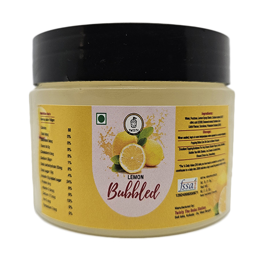 330 GM Lemon Popping - Ball Shape, Eggless, Soft & Chewy Texture , Tangy Lemon Flavor with 6-12 Months Shelf Life