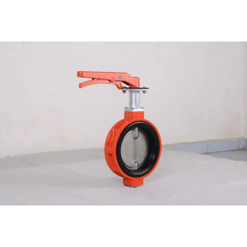 Nitrile Liver Operated Butterfly Valves - Color: Red