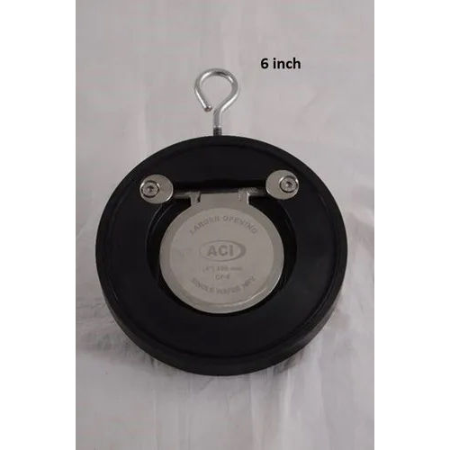 Industrial Wafer Check Valve - Color: Black