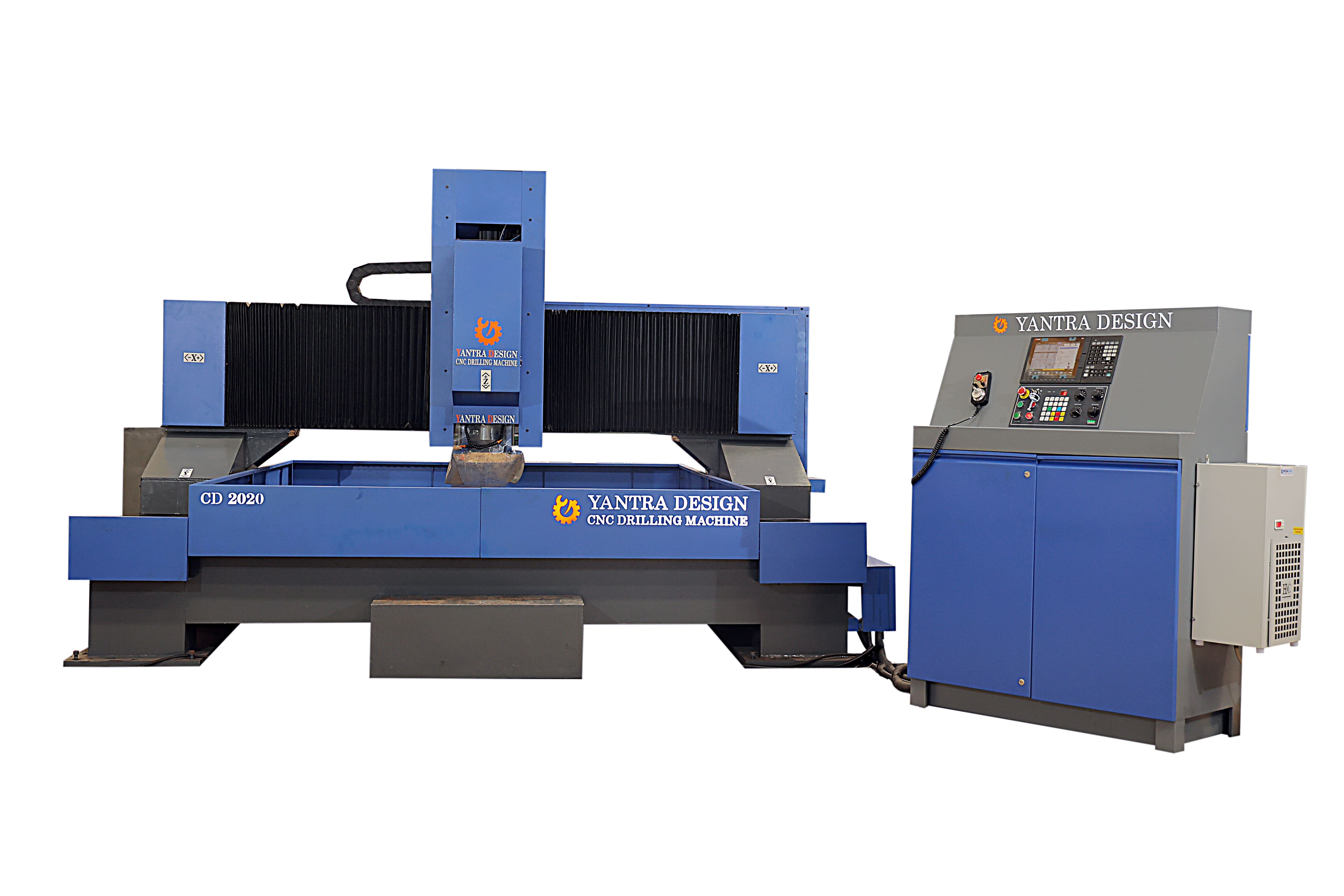 Cnc Machine For Industrial Plat Drilling - Color: Blue