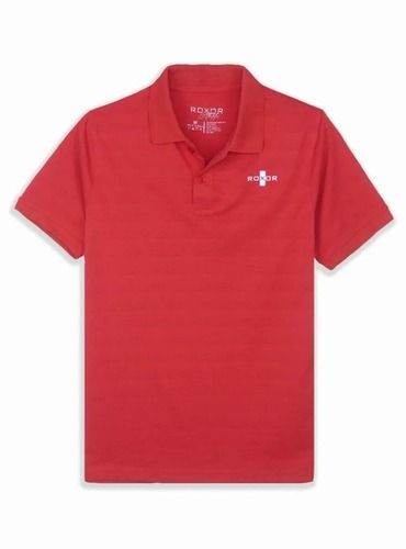 Roxor Mens Chilli Jacquard Polo T Shirt