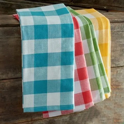 Cotton Yarn Dyed Kitchen Towel - Color: Multicolor