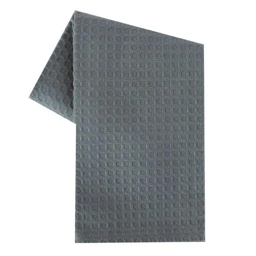 Waffle Weave Tea Towel - Color: Grey