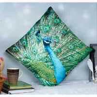 Sublimation Cushion Cover - 100% Cotton, 50 X 50cm | Multicolor Printed Design, Customizable Sizes, Styles, And Colors