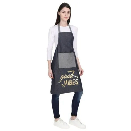 150G Kitchen Apron - Color: Black