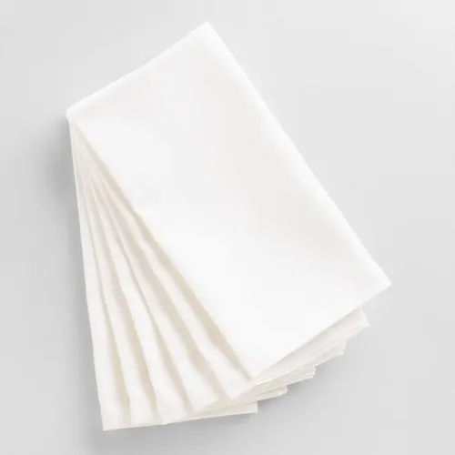 100% Cotton Napkins - Color: White