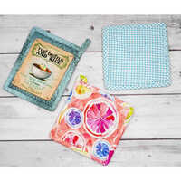 Cotton Pot Holder - Color: Multicolor