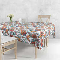 Cotton Table Cloth - Color: Multicolor