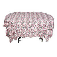 Cotton Digital Print Table Cloth - High-quality Cotton, Various Sizes Available, Multicolor Printed Pattern | Elegant Design For Home And Hotel Use, Easy To Clean And Maintain