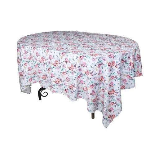 Cotton Printed Table Cloth - Color: Multicolor