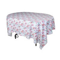 Cotton Printed Table Cloth - High-quality Cotton, Various Sizes Available | Vibrant Multicolor Print For Home Or Hotel Dining Decor