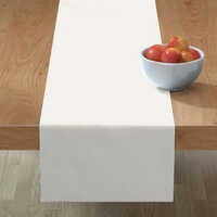 Cotton Table Runner - High-quality Cotton, Various Sizes, Classic White, Rectangular Shape | Elegant Protection For Home & Hotel Dining