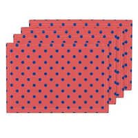 Cotton Printed Place Mat - 33 X 48cm | Multicolor, Washable, Rectangle Shape, Durable High-quality Cotton Prints For Elegant Dining