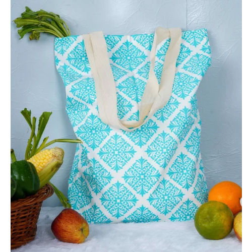 Printed Organic Cotton Bag - Color: Multicolor