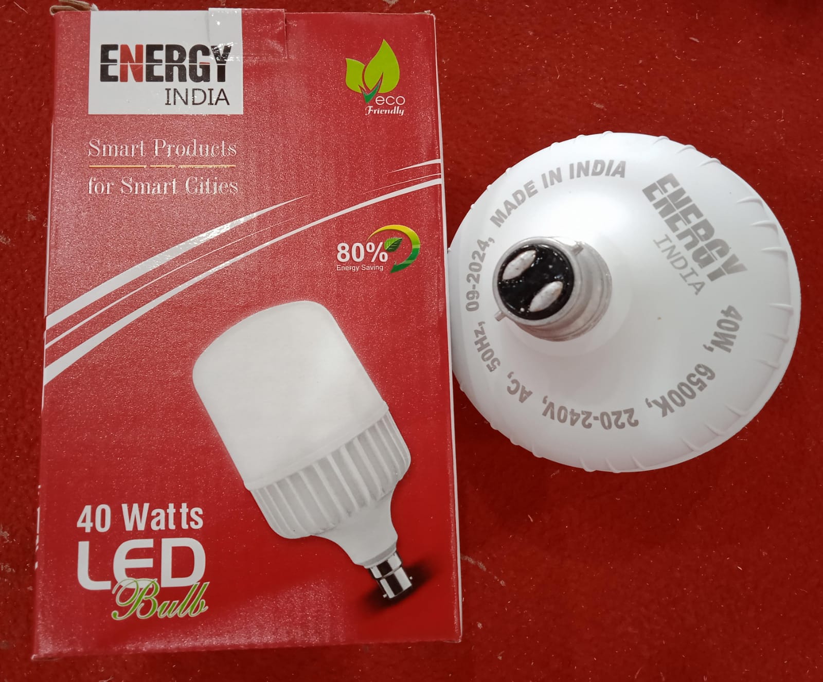 40 Watt  Led Bulb - Color: White