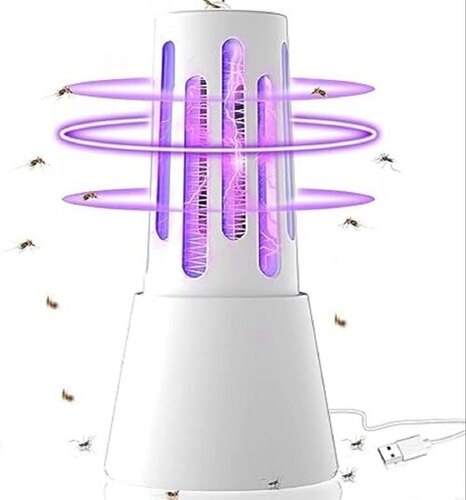 Mitsico Rechargeable Electric Shock Mosquito Lamp Fly Killer with LED Light Electric Mosquito Lamp