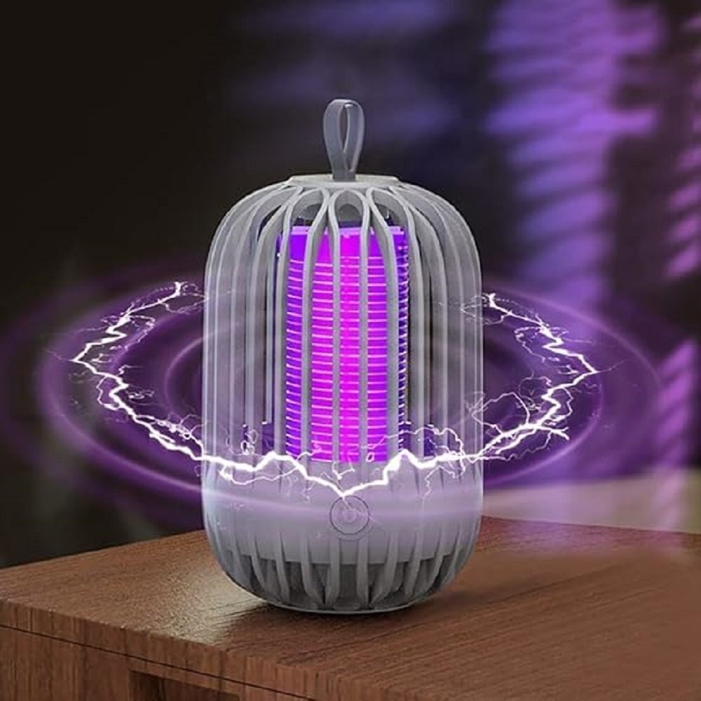 Mitsico Usb Electronic Fly Killer - Plastic, Removable Tray, Multicolor | Ultra Quiet Operation, No Radiation, Chemical-free Mosquito Extermination