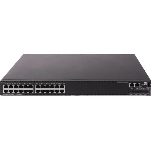 HPE JH323A 5130 24G 4SFP 1-Slot HI Switch - Black Finish | Secure Mounting Brackets, 5-Year Service Period, Connects Network Devices