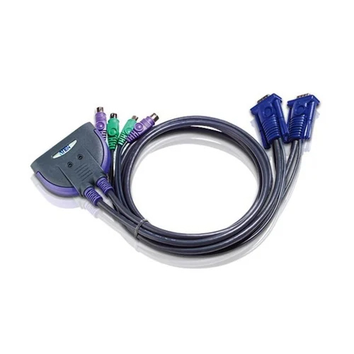 Aten Cs62S 2-Port Ps-2 Kvm Switch - Jacket Material: Pvc