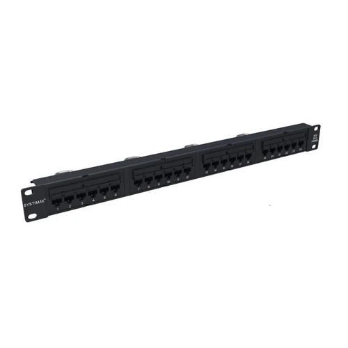 1U Patch Panel - Color: Black