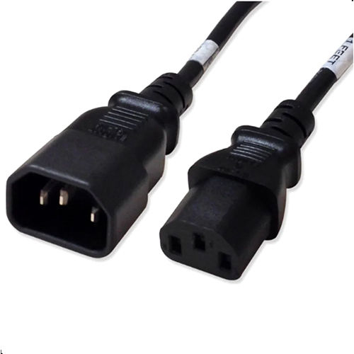 Daksh Pc C14 To C15 18Awg 10Amp 3M Power Cord - Color: Black