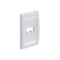 Faceplate Dual Port Panduit - Pvc Jacket Material, Classic White Color | U/utp Shielding, Flame Resistance Level 550 Mhz
