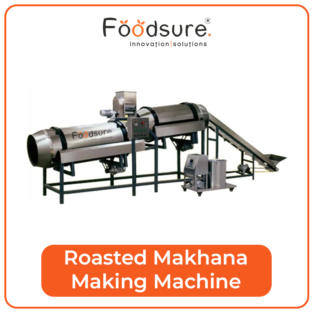 Makhana Roasting Machine - Capacity: Upto 100 Kg Kg/hr