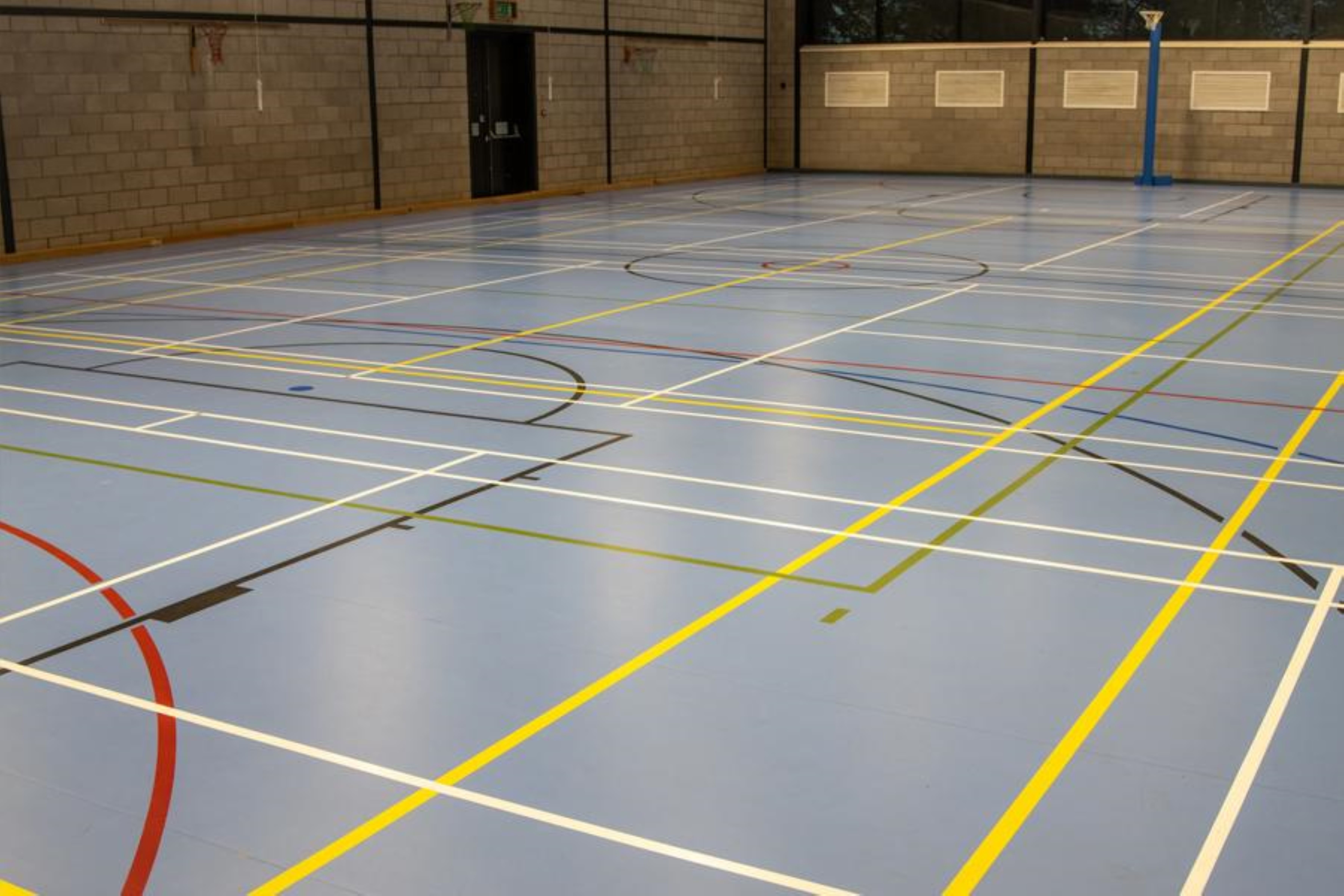 High Elastic Wear Resistance Sports Floor for Gymnasium