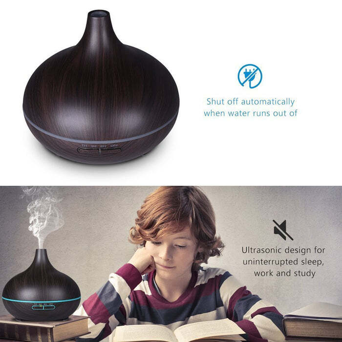 Aromatherapy Humidifier With 7 Colourful Led Light Chang
