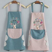 Mitsico Waterproof Apron with Pocket, Adjustable Neck Straps Kitchen Dish wash Apron for Woman Man Cooking Baking Household Cleaning, Commercial, Restaurant, Home, Kitchen, Baking